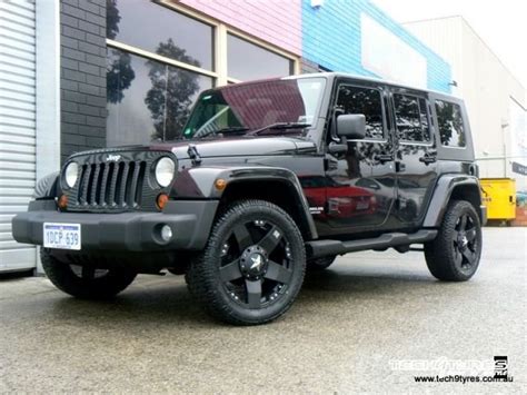 Black Wrangler Sahara Unlimited with Rockstar Rims | Jeep rims, Dream ...