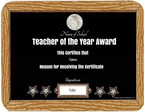 Free certificate of appreciation for teachers | Customize online