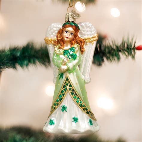 Irish Angel Ornament - Old World Christmas | Irish angel, Old world christmas, Irish christmas