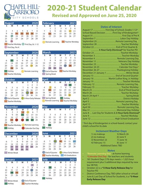 Chccs Calendar