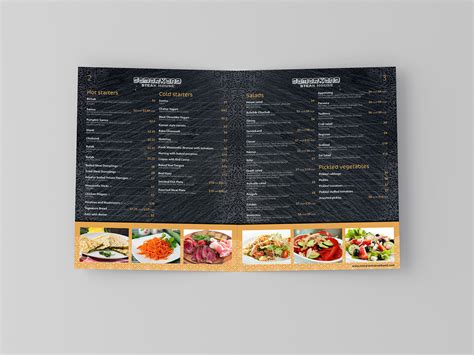 Samarkand Menu on Behance