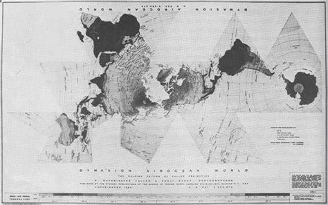 MapCarte 49/365: Dymaxion map by R. Buckminster Fuller, 1943 | Commission on Map Design