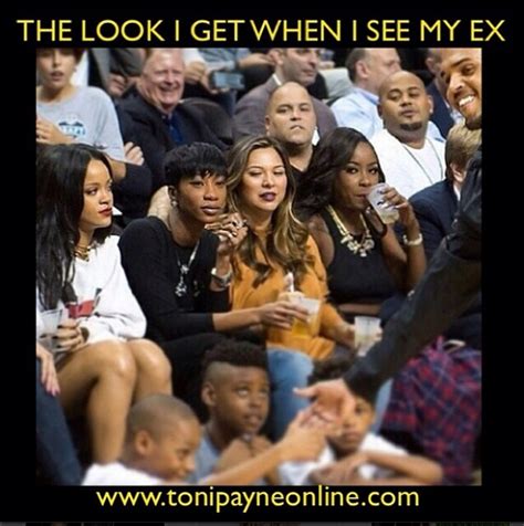 Rihanna and Chris Brown NYC Meme - The look you get when you