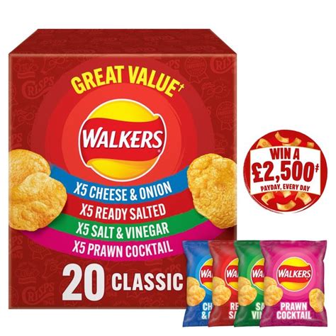 Walkers Classic Variety Crisps 25g x | Ocado