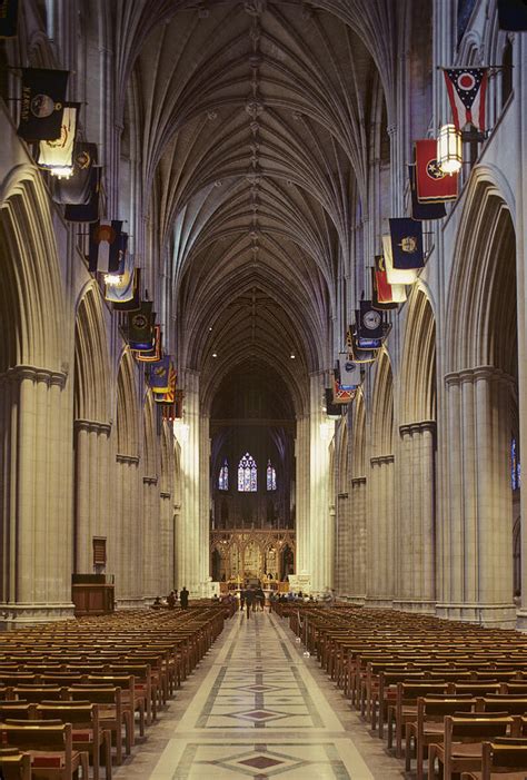 Interior Of The National Cathedral Photograph by Kenneth Garrett