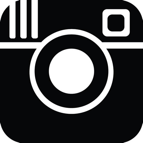 Old Instagram Logo Png Black Transparent