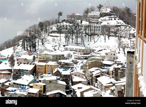 snowfall in Murree Stock Photo - Alamy