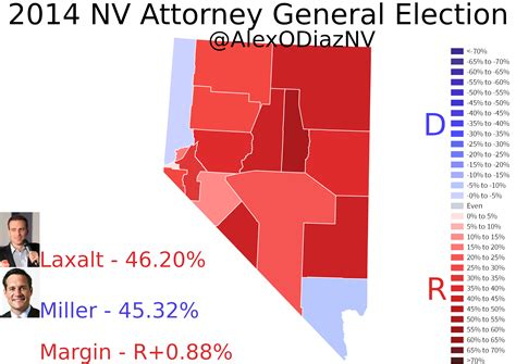 2014 Nevada Attorney General Election Results by County & Precinct ...