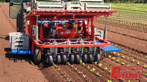 Ferrari Transplanter Machine - Rotostrapp - YouTube