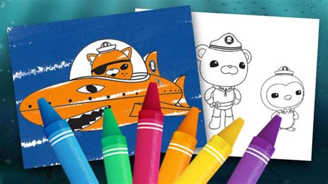 Captain Barnacles Octonauts Coloring Pages