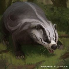 Giant Badger - Monsters - D&D Beyond | Badger, Wild shape, Character art