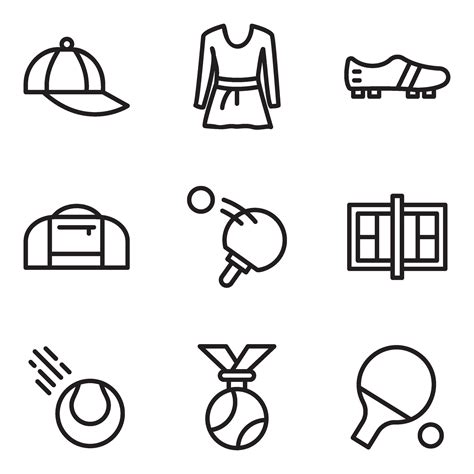 Pack of Sports Vector Icons 36172233 Vector Art at Vecteezy