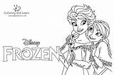 Frozen Coloring Page sketch template