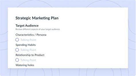 Strategic Marketing Plan Template | Fellow.app