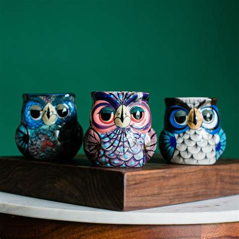 Owl Mug - Coffee Cups & Mugs - Handmade Guatemalan Imports