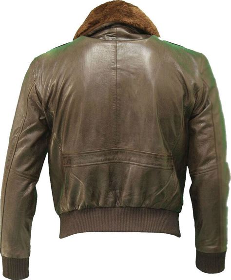 American Style A2 Flying Pilot Leather Bomber Jacket