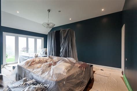 large bedroom painting with benjamin moore newburg green | Bedroom ...