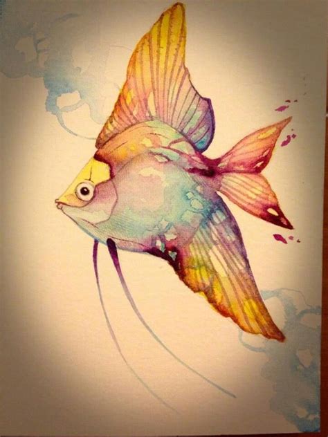 Erica Calardo | Watercolor fish, Fish painting, Fish drawings