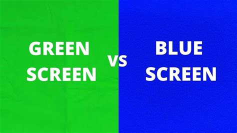 Green Screen vs Blue Screen What You Need To Know - AmazeInvent