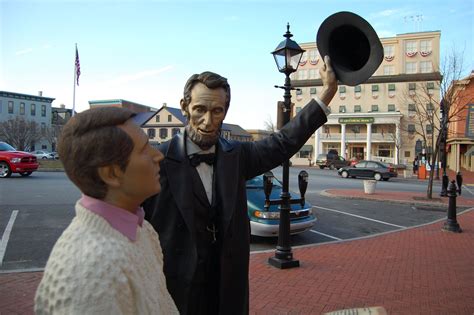 Lincoln Statue on Gettysburg Square Restored and Returned | Gettysburg ...