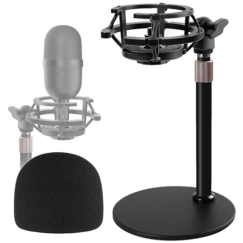 Mini Desktop Microphone Stand With Shock Mount, Foam | Reverb