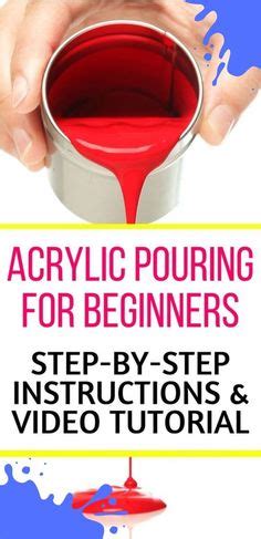 The Acrylic Pouring Dip Painting Method - Super Easy!