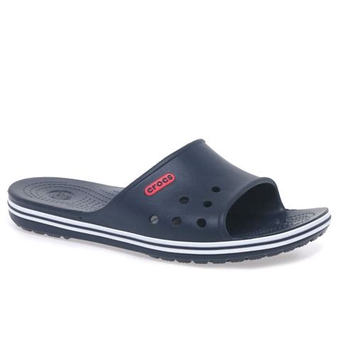 Crocs Crocband Lopro Slide Men’s Navy Sandals | Charles Clinkard