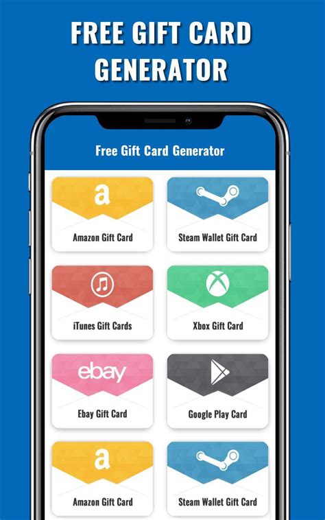 Free Gift Card Generator APK for Android Download