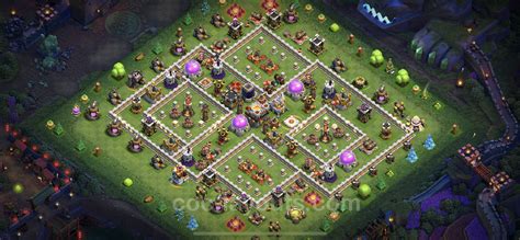 Base TH11 with Link, Hybrid Max Levels 2022 - Town Hall Level 11 Base ...