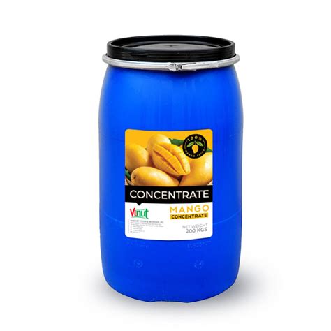 VINUT Mango Juice concentrate 100% Juice- Drum 200kg