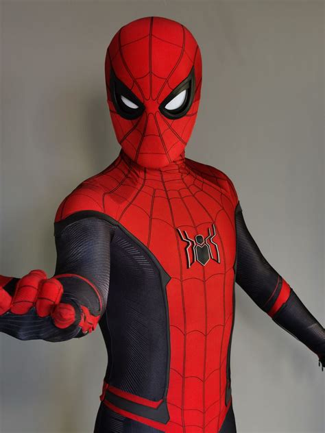 Replica costume ' Spider-Man Far From Home suit open | Etsy