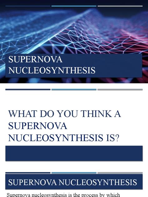 Supernova nucleosynthesis | PDF