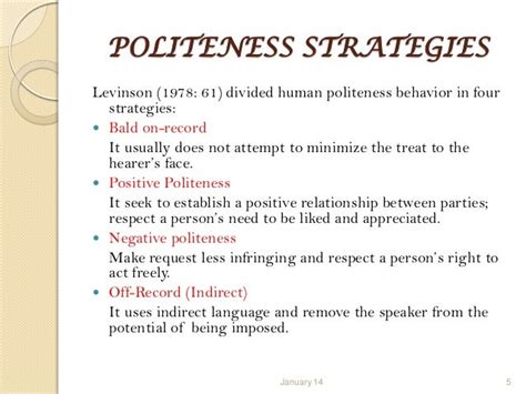 POLITENESS