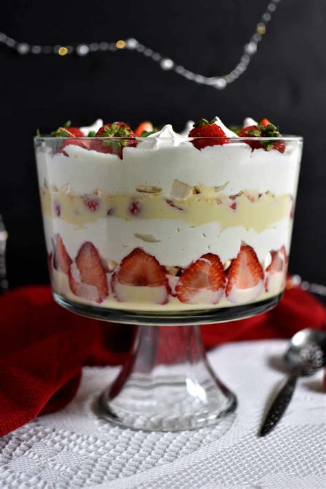 Strawberry Trifle (with an Easy Special Custard)- Simple Living Recipes