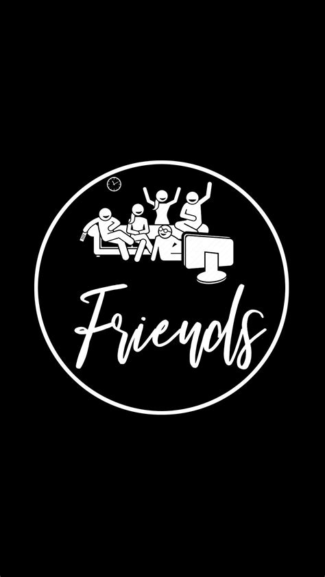 Symbol instagram highlight icons black friends - dropsworld