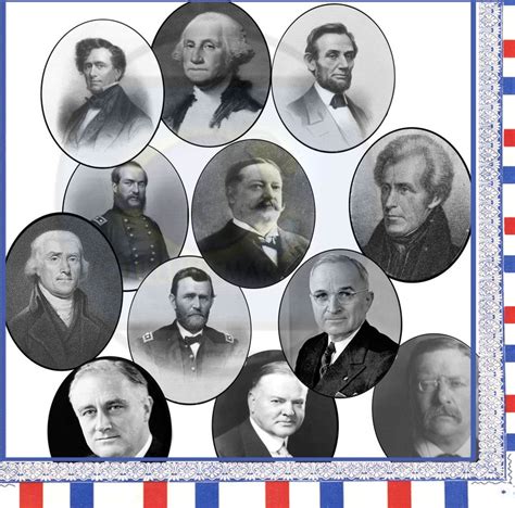 Found Treasures: 45 United States Presidents Oval Portraits | Etsy