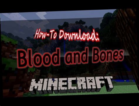 how to download blood and bones modpack for minecraft / Twitter