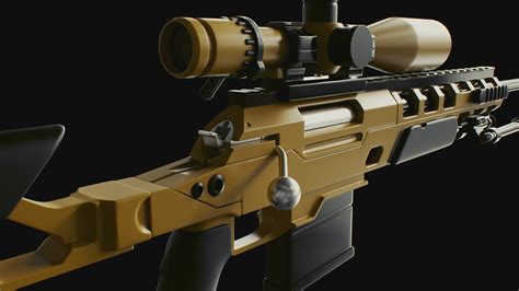 COD Bo2 ballista sniper high poly 3D model | CGTrader