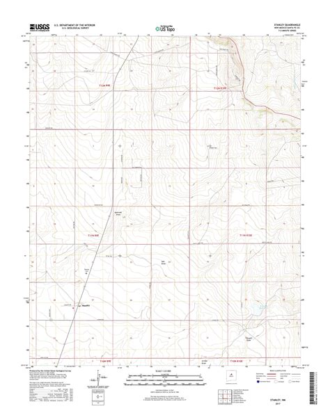 MyTopo Stanley, New Mexico USGS Quad Topo Map