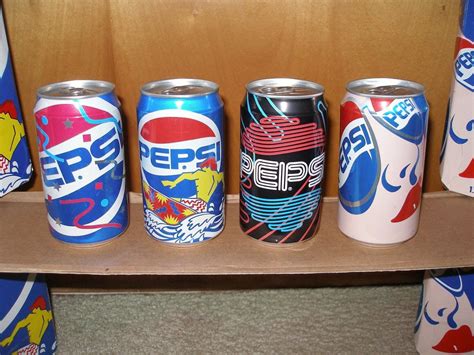 PEPSI COLA, Pepsi COOL CANS, 4 can set, 12 sets, bottom-opened ...