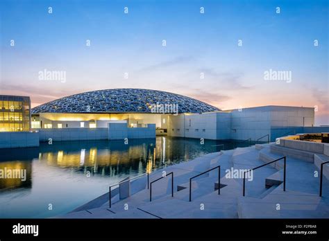 United Arab Emirates, Abu Dhabi, Saadiyat island, the Louvre Abu Dhabi ...