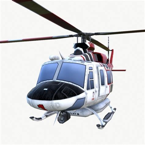 Helicopter lafd 02 3D model - TurboSquid 1414871