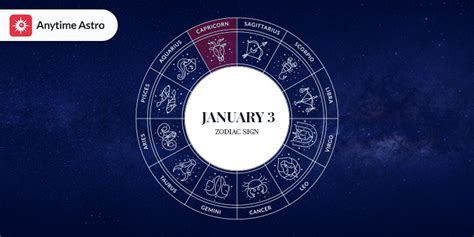 January 3 Zodiac: Traits, Strengths, Weaknesses, Relationships ...