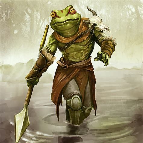 Badass Warrior Frog #2 ~by kalong | Creature concept art, Fantasy ...