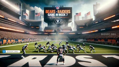 Bears Game Live, Listen to, and Stream the Bears-Raiders Game in Week 7