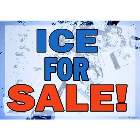 Ice and Ice Candy-A4 Laminated Signage | Shopee Philippines