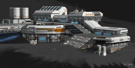 A series of beautiful concept art from Ben Andrews - Album on Imgur | Sci fi building, Sci fi ...