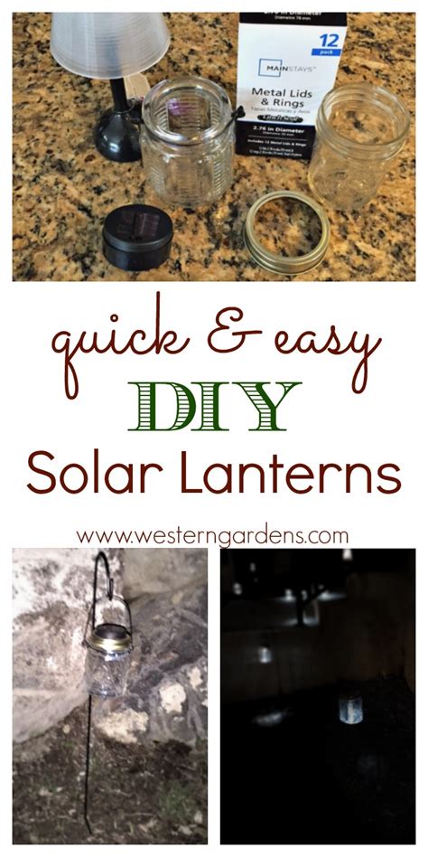 DIY Solar Lantern - Western Garden Centers