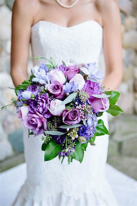 Purple is THE most stunning color for weddings! We’re totally enamored ...