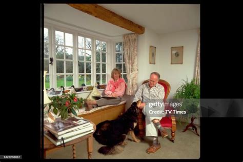 Esther Rantzen and husband Desmond Wilcox at home, circa 1991. News ...